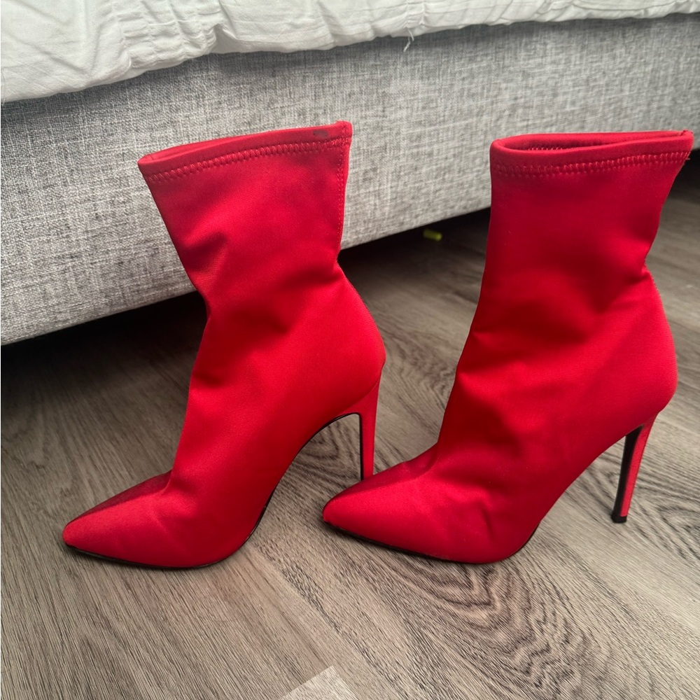 Red Steve Madden heels